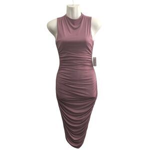 Windsor Ruched Mauve Dress